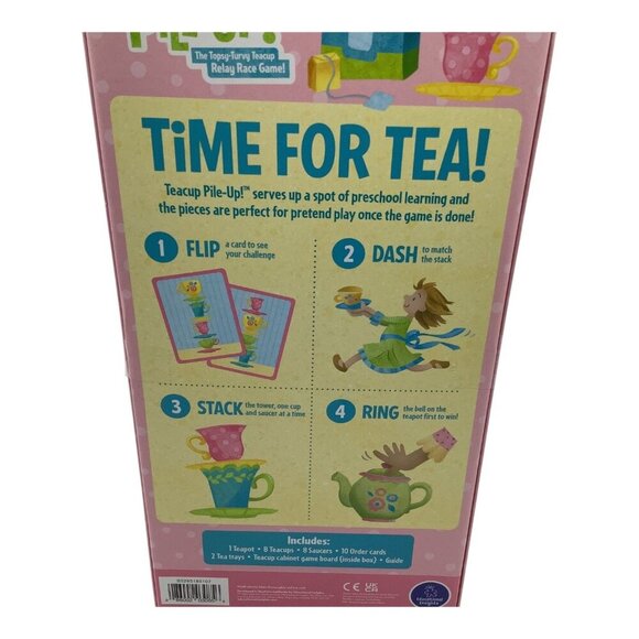 Educational Insights Teacup Pile-Up! Preschool Relay Game Fun Educational Game - Picture 5 of 11